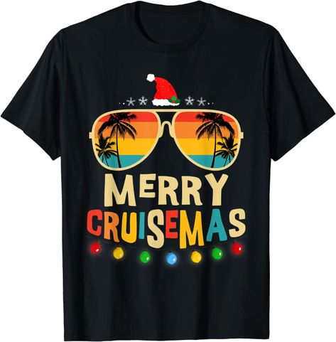 Amazon.com: Merry Cruisemas 2022 Christmas Santa Reindeer Cruise T-Shirt : Clothing, Shoes & Jewelry Cruise Decorations, Christmas Cruise, Christmas Cruises, Bowling T Shirts, Sunglasses Summer, Santa Reindeer, Summer Sunglasses, Christmas Party Dress, Beach T Shirts