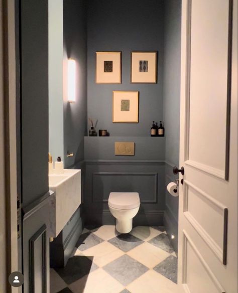 Small Downstairs Toilet, Toilet Room Decor, Small Toilet Room, Guest Toilet, Downstairs Toilet, Powder Room Design, Small Toilet, Toilet Room, Small Bathroom Ideas Modern