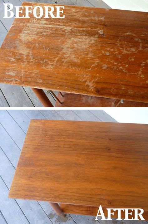 cleaning-hacks-wood-scratches Scratched Wood, Diy Casa, Furniture Repair, Cleaners Homemade, Redo Furniture, Diy Cleaning Products, Refinishing Furniture, Home Repair, Home Decor Tips