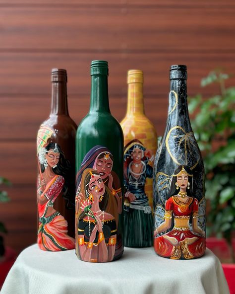 ❤️ . . . . . . . . . . #bottleart #art #bottlepainting #bottleartwork #bottle #homedecor #handmade #bottlecraft #artistsoninstagram #artist #diy #bottledecor #bottleartist #artwork #bottledesign #bottles #artoftheday #craft #painting #bottleartindia #recycle #kerala #bottleartcreation #bottlearts #crafts #diyhomedecor #bottledecoration #love #bottlecrafts #decoupage Painting Glass Bottles, Painter Photography, Photography Abstract, Paint Illustration, Instagram Painting, Craft Painting, Painting Glass, Bottle Painting, Bottle Art