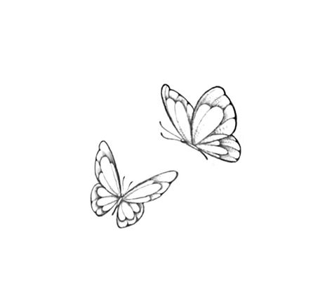 Simple Flying Butterfly Tattoo, Small Line Butterfly Tattoo, Line Art Butterfly Tattoo, Small Butterfly Drawing, Two Butterflies Tattoo Design, Butterfly Tattoo Stencil Simple, Butterfly Simple Tattoo, Butterfly Vine Tattoo, 2 Butterfly Tattoo