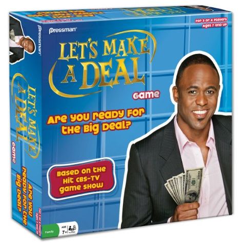 Pressman "Let's Make a Deal" game (featuring Wayne Brady) Let’s Make A Deal Game Ideas, Let's Make A Deal Game Ideas, Let’s Make A Deal Christmas Game, Lets Make A Deal Game Diy, Adult Board Games, Customer Service Week, Wayne Brady, Christmas Games For Adults, Eve Game