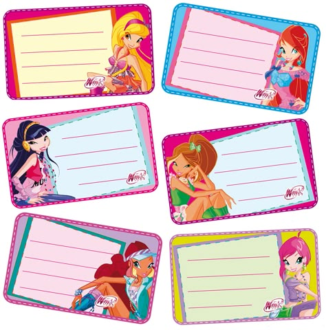 http://www.winxclub.com/en/activities/stickers Winx Club Stickers Printable, Winx Club Stickers, Club Stickers, Writing Paper Printable Stationery, Cute Love Memes, School Labels, Barbie Birthday, Disney Princess Pictures, Printable Scrapbook Paper