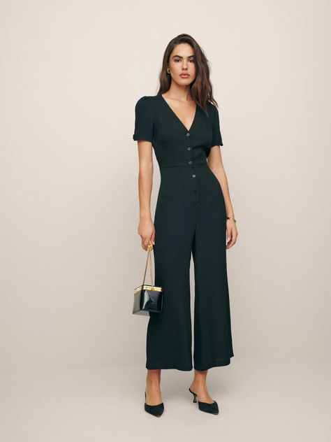 Search Results | Reformation Vietnam Tailor, Fancy Jumpsuit, Work Jumpsuit, One And Done, Jumpsuit Outfit, Short Sleeve Jumpsuits, Linen Jumpsuit, Swimwear Dress, Vintage Inspired Dresses