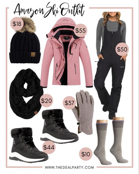 Sharing this cute ski outfit for the next time you hit the ski slopes! Amazon Ski Outfit | Amazon Ski Attire | Amazon Ski Look | Amazon Ski Jacket | Snowboarding Outfit | Mountain vacation | Colorado Vacation Plus Size Snowboarding Outfit, Ski Town Outfits For Women, Ski Clothing For Women, Snowboarding Gear Womens, Womens Ski Outfits What To Wear, Ski Outfits For Women 2023, Outfits For Colorado Winter, White Ski Pants Outfit, Ski Gear Women Outfits