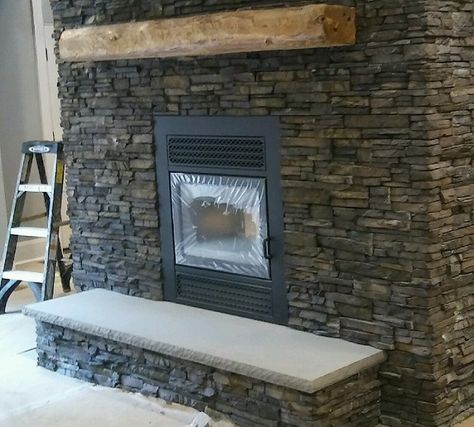 Limestone Fireplace Hearth, Limestone Hearth, Rectangular Fireplace, Fireplace Hearth Stone, Fireplace Hearths, Hearth Pad, Stone Hearth, Hearth Stone, Limestone Fireplace