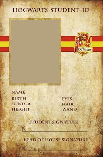 Musings of an Average Mom: Harry Potter Printables Hogwarts Student Id, Harry Potter Potion Labels, Harry Potter Letter, Hogwarts Student, Harry Potter Journal, Harry Potter Book Covers, Classe Harry Potter, Harry Potter Christmas Decorations, Imprimibles Harry Potter