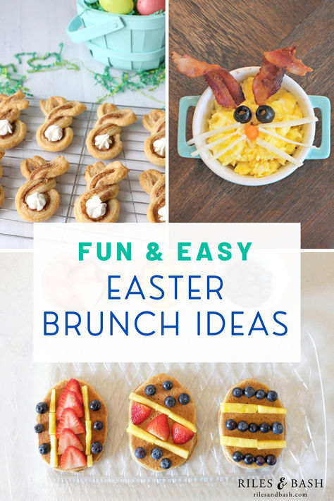 Fun & Easy Easter Brunch Ideas Easy Easter Brunch Ideas, Easy Easter Breakfast, Easter Morning Breakfast, Easter Brunch Ideas, Kids Cooking Activities, Easy Easter Brunch, Easter Fun Food, Easy Breakfast Ideas, Easter Breakfast