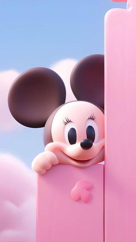 Cute Wallpapers For Android, Iphone Wallpaper Bright, Phone Wallpaper Pastel, Mickey Mouse Wallpaper Iphone, Mouse Wallpaper, Minnie Mouse Images, Phone Wallpaper Pink, Iphone Wallpaper Sky, Funny Iphone Wallpaper