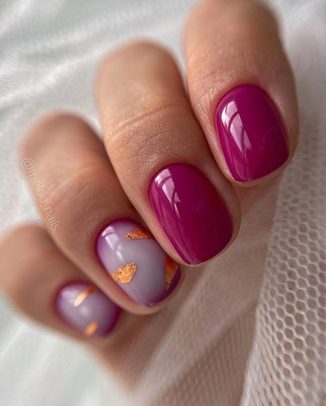 25+ Fall Nail Ideas: Designs to Inspire Your Autumn Manicure November Nail Art, Party Nail Design, Christmas Nails Designs, Magenta Nails, November Nail Designs, Ideas Para Pintar, November Nails, Wow Nails, February Nails