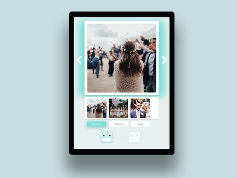 One page App for Photo booth Photo Booth App, Photo Booth Design, Booth Design, App Ui, First Page, Photo Booth, Creative Professional, Global Community, Polaroid Film