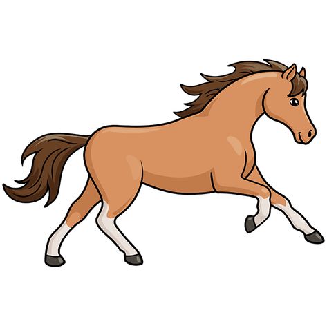 Horse Running Drawing, Easy Horse Drawing, Horse Drawing Tutorial, Ride Drawing, Running Drawing, Draw A Horse, Horse Cartoon, Horse Running, Horse Clipping