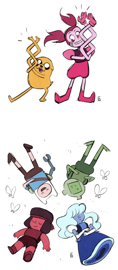 Steven Universe Adventure Time Crossover, Adventure Time X Steven Universe, Adventure Time And Steven Universe, Cartoon Network Crossover, Cartoon Crossovers Fanart, Adventure Time Base, Finn X Fern, Chowder Cartoon Network, Prismo Adventure Time