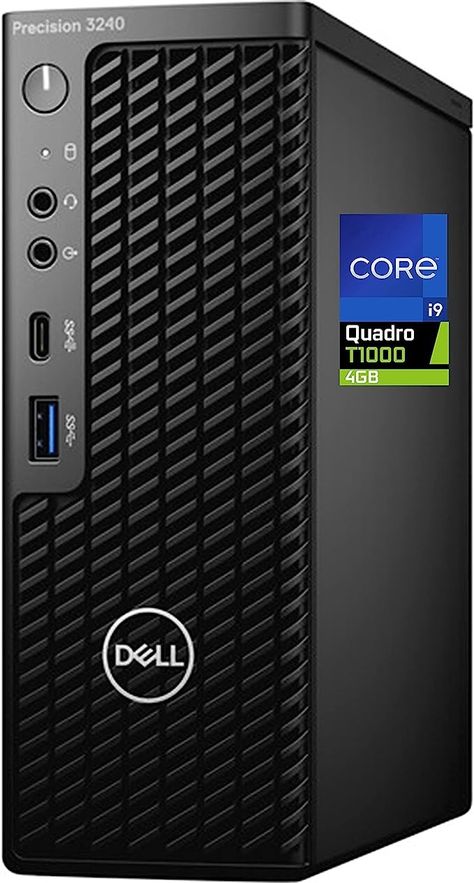 Dell Precision 3240 Compact Desktop Workstation – Intel i9-10900 - 64GB RAM, 2TB NVMe SSD, NVIDIA T1000 4GB Graphics, Mini-DisplayPort, HDMI, USB Type-C, AX Wi-Fi, Bluetooth - Windows 11 Pro Pc Build, Computer Tower, Dell Inspiron, Windows 11, Desktop Computers, Design Reference, Intel Core, Tech Gadgets, User Interface