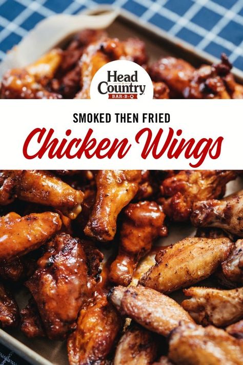 Smoked And Fried Chicken Wings, Nye Party Food Ideas, Nye Party Food, Recipes For Bbq, Deep Fried Chicken Wings, Country Bbq, Smoked Wings, Sauces Recipes, Smoked Chicken Wings