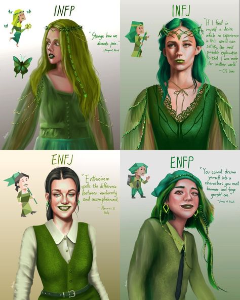 Fanart by Aeolian #mbti #mbtiart #mbtifanart #psychology #myersbriggs #16personalities #personalities #infp #infj #enfj #enfp Infj Enfj, The Diplomats, Infp Infj, Isfj Personality, Intj And Infj, Infp Personality, Character Personality, Myers Briggs Personality Types, Infj T