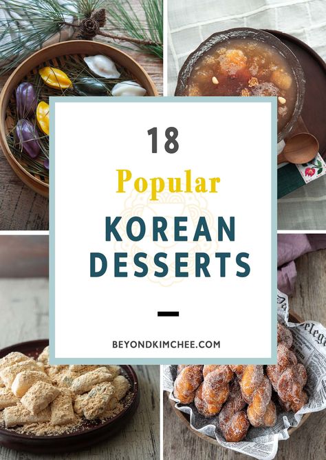 18 Must-Try Korean Desserts and Sweets - Beyond Kimchee Korean Sweets Desserts, Korean Cheesecake, Korean Dessert Recipes, Korean Sweets, Korean Sweet Potato, Sweet Potato Rice, Cinnamon Drink, Sweet Condensed Milk, Korean Dessert