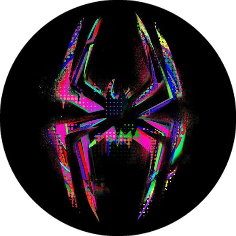 Spider Man Across the SpiderVerse Wallpaper Spider Verse Glitch, Spiderverse Stickers, Across The Spiderverse Wallpaper, Spiderverse Wallpaper, Spider Man Across The Spiderverse, Glitch Logo, Pin Maker, Spider Verse, Logo Sticker