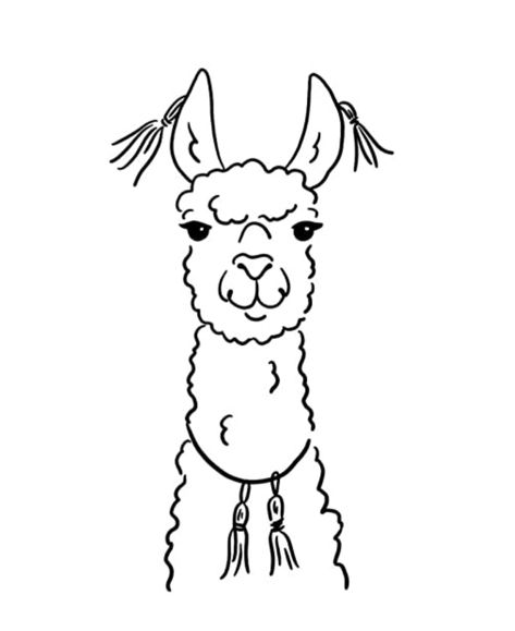 Alpaca Drawing Easy, Llama Doodle, Alpaca Tattoo, Llama Sketch, Llama Tattoo, Alpaca Cartoon, Alpaca Drawing, Llama Drawing, Llama Alpaca