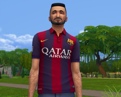 Mod The Sims - FC Barcelona Home Jersey 2014/15 for male sims Ts4 Soccer Cc, Sims 4 Soccer Jersey, Sims 4 Cc Football Jersey, Sims 4 Soccer Cc, Barca Jersey, Male Sims, Barcelona Shirt, Barcelona Home, Barcelona Jerseys