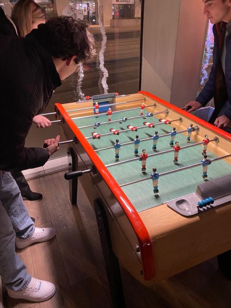 Foosball Table Aesthetic, Foosball Aesthetic, Foose Ball Table, Ikea Aesthetic, Party Moodboard, Friends Aesthetics, Table Aesthetic, Dream Bars, Foosball Table