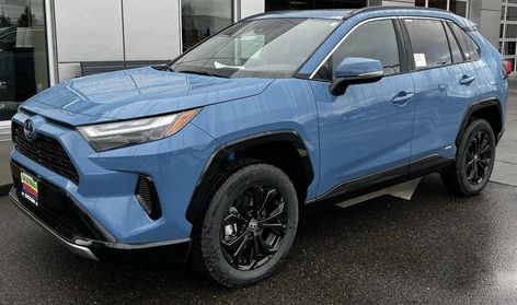 Toyota RAV4 Hybrid SE 25th Anniversary Edition Blue Toyota Rav4, 2025 Prayer, Toyota Rav4 Hybrid, Rav4 Hybrid, Toyota Rav, Prayer Board, 2025 Vision, Mid Size, Future Life