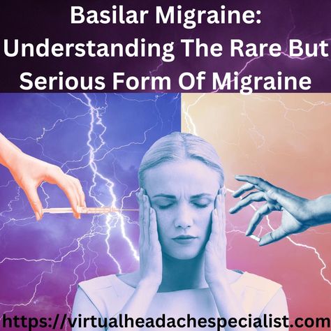 Basilar Migraine: Understanding the Rare but Serious Form of Migraine. #migraine #headache #basilarmigraine #basilararterymigraine #TIA #Stroke #chronicmigraine #blog #blogger #blogging #migraineblog #headacheblog #medicalblog #health #healthy #wellness #medical #medicine #meded Barometric Pressure Migraine, Migraine Vision, Migraine Funny, Migraines Quotes, Basilar Migraine, Occular Migraine, Botox For Migraine, Migraine Types, Hemiplegic Migraines