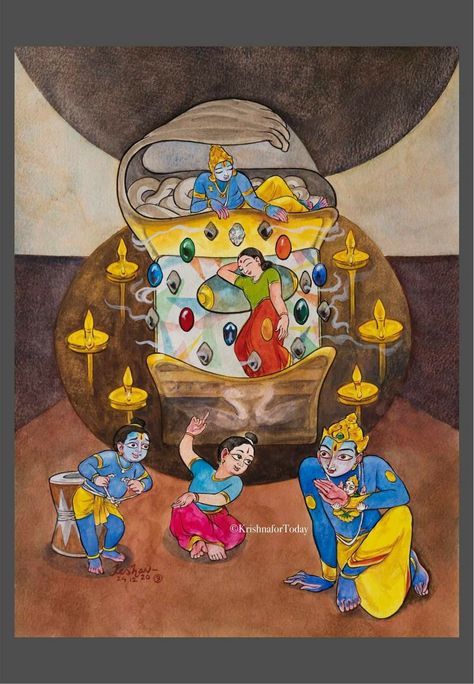 Verse Paintings, Krishna Names, Krishna Drawing, Krishna Painting, Indian Art Paintings, Durga Goddess, Krishna Images, Krishna Art, India Art