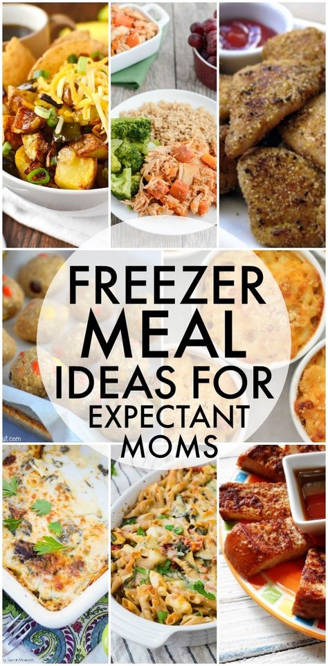 A collection of freezer meal ideas for expectant moms - everything from breakfast to dessert to help stock the freezer for those busy first months. | www.persnicketyplates.com Easy Dinner Ideas For 2, Dinner Ideas For 2, Stock The Freezer, Freezer Meal Ideas, Cheap And Easy Dinner Ideas, Easy Weekday Dinners, Cheap Meals To Make, Frugal Cooking, Easy Freezer Meals