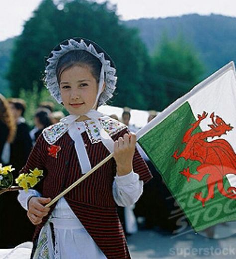 Wales. Welsh Traditions, Traditional Welsh Dress, Welsh Dress, Welsh Culture, Red Dragons, Welsh Lady, Welsh Cottage, Celtic Nations, Welsh Flag