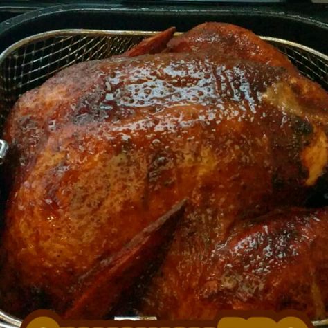 Deep-Fried Turkey Marinade Deep Fried Turkey Injection Recipes, Deep Fried Turkey Marinade, Deep Fried Turkey Injection, Turkey Injection Marinade, Cajun Deep Fried Turkey, Turkey Rub Recipes, Turkey Marinade, Jerk Turkey, Turkey Rub