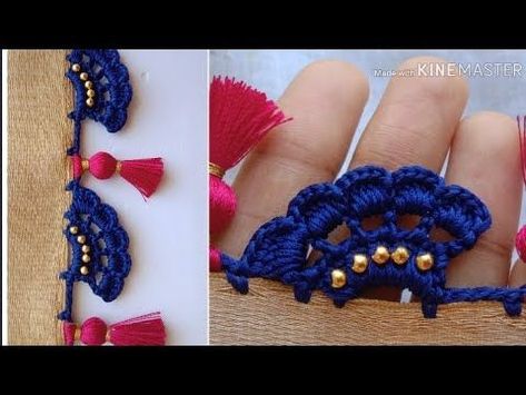 Tassels With Beads, Saree Kuch, Saree Kuchu New Designs, Kuchu Designs, Saree Tassels Designs, Saree Kuchu Designs, Saree Tassels, Mehndi Design Pictures, Candle Crafts Diy