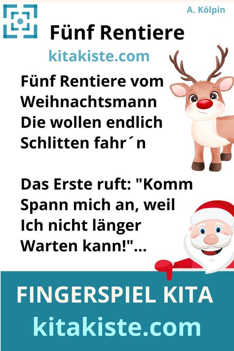 Ein stimmungsvolles Fingerspiel für den Advent in der Kita - aus dem eBook "REIME IM ADVENT" - Bildset incl. Advent Kita, Advent, Audio, Pins, Quick Saves