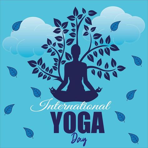 International day of yoga illustration | Premium Vector #Freepik #vector International Yoga Day Poster, International Yoga Day Images, Yoga Day Posters, I Love U Mom, International Day Of Yoga, World Yoga Day, Happy International Yoga Day, Love U Mom, Access Bars