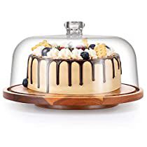 Check this out! Cake Stand With Lid, Rotating Cake, Cake Display Stand, Rotating Cake Stand, Server Tray, Acrylic Cake Stands, Cake Stand With Dome, Wood Cake Stand, Cake Stand Display