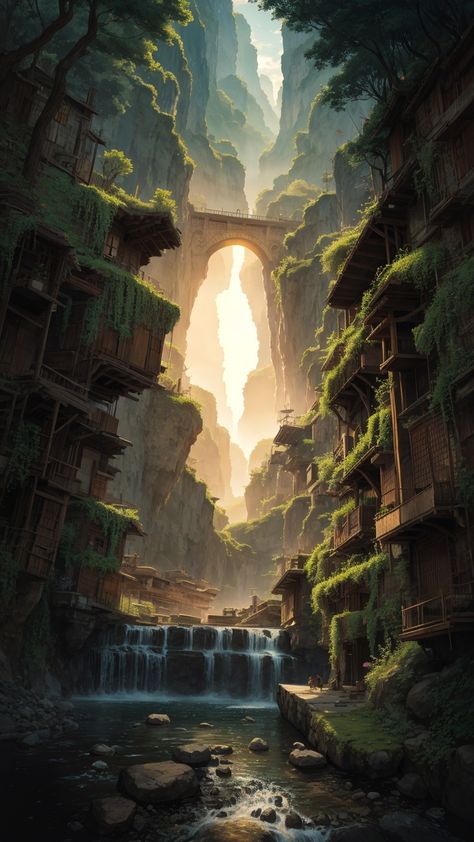 Jungle , village , beautiful , ai art , digital artwork , house design , room design , interior design , artwork Jungle Village Art, Fantasy Jungle Village, Jungle City Fantasy Art, Jungle Fantasy Art, Jungle Reference, Dnd Jungle, Jungle Village, Dragon Village, Fantasy Jungle