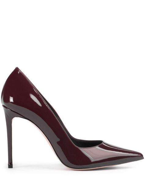 Dark Red Heels, Dark Red Shoes, High Heels Elegant, Feminine Shoes, Burgundy Heels, Expensive Shoes, Shoes Heels Classy, Patent Shoes, Blue Pumps