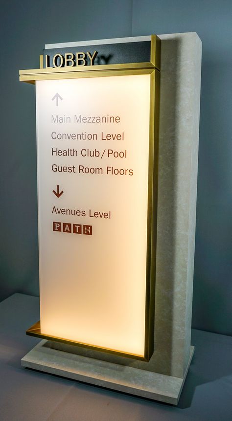 Custom Hotel Lobby Signage Hotel Signage Exterior, Hotel Room Signage, Direction Signage, Lobby Signage, Hotel Wayfinding, Directory Signage, Floor Signage, Directory Signs, Hotel Sign