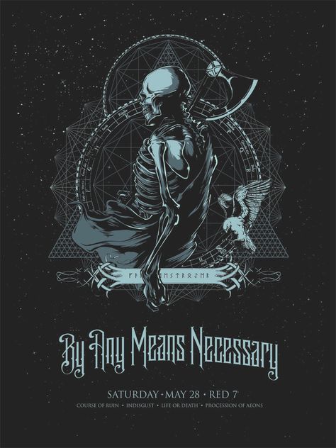 Anonymous Ink & Idea - By Any Means Necessary Scared Of The Dark, By Any Means Necessary, Gig Posters, Skull And Bones, Album Art, Illustrations Posters, Graphic Illustration, Tshirt Print, Art Reference