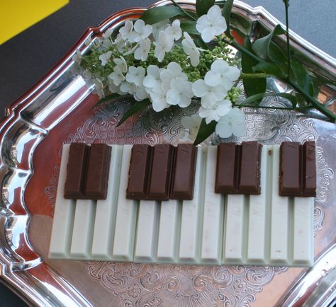 When I hear the word piano, lots of words come to mine, but never “quick and easy.” I took piano lessons for 13 years. Trust me, as a teenager with thousands of places I’d rather be than inside practicing piano, those sessions never seemed to go quick and easy.  This little dessert, however, is an ... [Read more...] Piano Recital, French Twists, Braided Updo Wedding, French Twist Hair, Piano Keyboard, Braided Hairstyles For Wedding, Music Themed, French Twist, Easy Piano