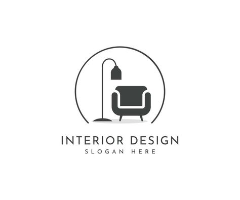 Interior Design Clipart, Lamp Logo, Furniture Logo, Interior Room, Room Interior, Room Furniture, Vector Art, Vector Free, Vector Illustration