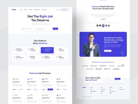 Job Portal Website, Medical Website Design, Job Page, Job Website, Directory Design, Web Ui Design, College Application, Job Portal, Design Jobs