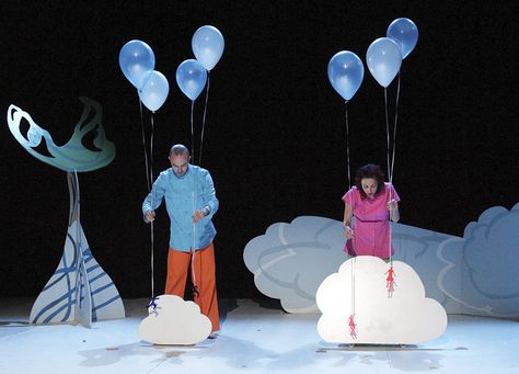 Balloons are a great idea for children's theatre.