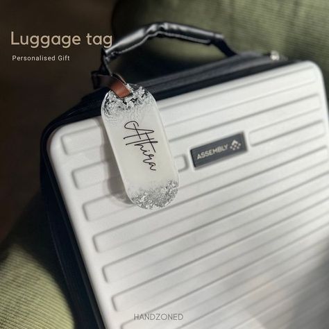 Customized Gifts | Bangalore on Instagram: "Looking for a unique gift for your travel-loving friend? 🎁 A customised luggage tag with their name is the perfect choice! Order now and make their next adventure even more special. 🌟 #TravelHolic #PersonalisedLuggageTag #GiftIdeas #bangaloregifts #giftsbangalore #diygifts #resinideas #resincrafts #customisedgiftsbangalore #personalisedgiftsbangalore #customisedluggagetag #luggagetaggifts #travelgifts" Customised Gifts, Luggage Tag, Travel Gifts, Luggage Tags, Resin Crafts, Bangalore, Resin Art, Order Now, Customized Gifts