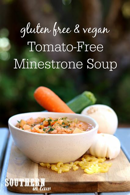 Can’t eat tomatoes? Don’t worry, this Easy Tomato Free Minestrone Soup Recipe is gluten free, vegan, clean eating friendly, healthy and made without tomatoes so everyone can enjoy it! It is the perfect meal prep make ahead recipe to make in bulk and freeze for future meals. Kid friendly and an easy way to sneak in extra veggies! Vegan Clean Eating, Vegan Minestrone, Vegan Minestrone Soup, Dairy Free Soup, Minestrone Soup Recipe, Healthy Meat Recipes, Soy Free Recipes, Aip Diet, Vegan Clean