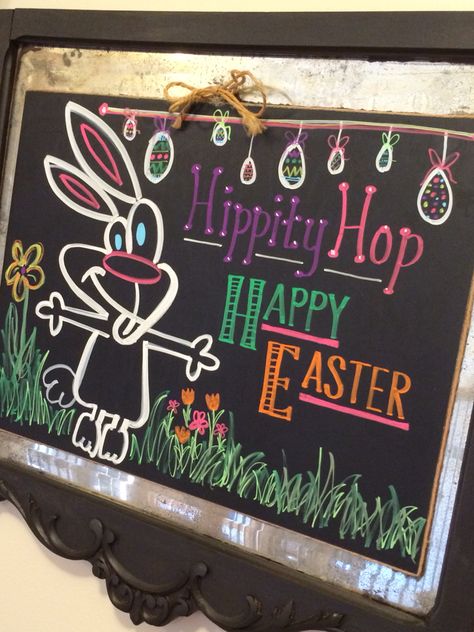 Easter Dry Erase Board Ideas, Easy Easter Chalkboard Art, Easter Whiteboard Ideas, Easter Chalkboard Ideas, Easter Chalkboard Art, Daycare Projects, Easter Chalkboard, Chalkboard Ideas, Board Art