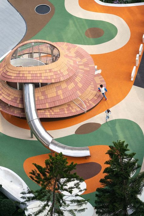 Gallery of Jungle Tribe Recreational Space / Xisui Design - 7 Parc Attraction, Residential Plan, Playgrounds Architecture, Play Area Ideas, Zoo Ideas, Playground Design, Toy Art, Play Areas, Kids Area