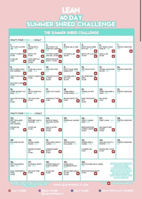 Lilly Sabri Workout Plan, Lilly Sabri Workout, Lilly Sabri, Fat Burning Abs, 30 Day Squat Challenge, Workout Challenges, Fat Burning Cardio, Arms And Abs, Tone Legs