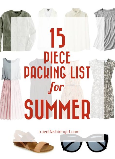 maximista-packing-list Packing Light Summer, Travel Light Packing, Summer Packing Lists, Holiday Capsule Wardrobe, Pack Like A Pro, Round The World Trip, Travel Fashion Girl, Summer Packing, Holiday Packing