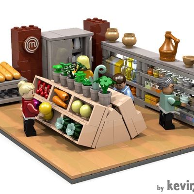 LEGO IDEAS - MasterChef Lego Machines, Lego Furniture, Lego Collection, Construction Lego, Lego Display, Lego Boards, Lego Diy, Lego Activities, Lego Modular